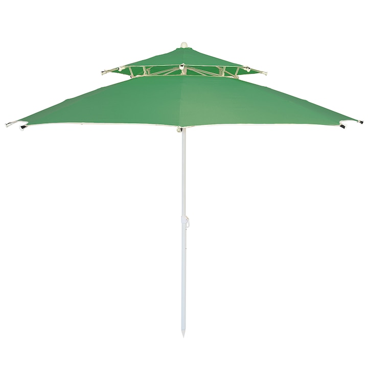 Плажен чадър Kring, 2.2 м, Зелен