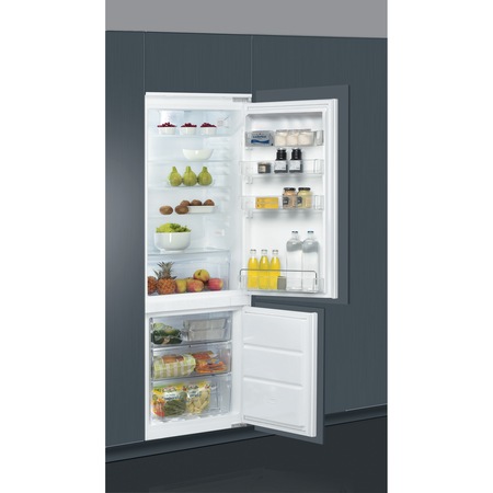 Combina frigorifica incorporabila Whirlpool ART 872/A+NF, 264 l, Clasa A+, No Frost, 6th Sense, Iluminare LED, H 177 cm