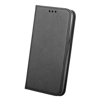 Husa Flip Smart Book Magnet pentru Samsung Galaxy J5 2015 (J500), Negru Husa Flip Smart Book Magnet pentru Samsung Galaxy J5 2015 (J500), Negru