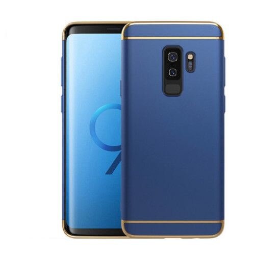 Husa Samsung Galaxy S9 Flippy Luxury Plating 3 in 1 Albastru/Blue