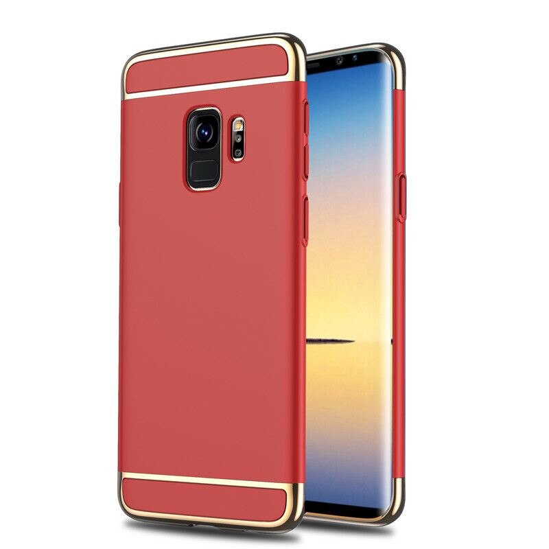 Husa Samsung Galaxy S9 Plus Flippy Luxury Plating 3 in 1 Rosu/Red