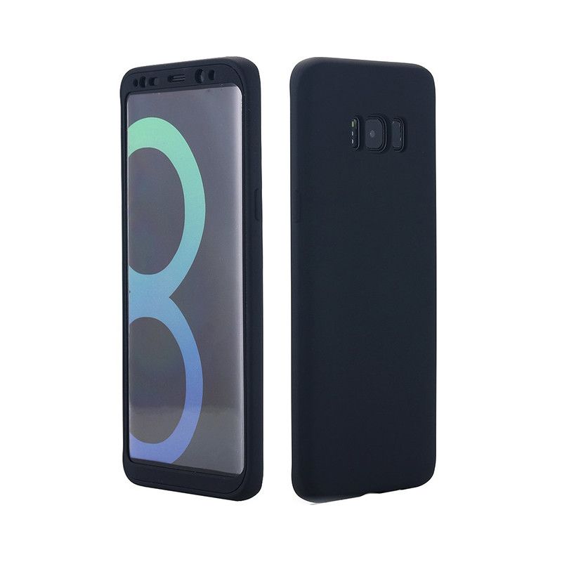 Husa Samsung Galaxy S8 Flippy Full Silicone Negru