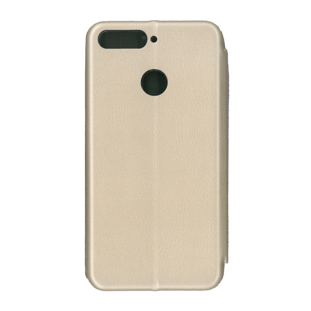 Husa de protectie tip carte, EuroCELL 360 de grade, pentru Huawei Y6 2018, auriu