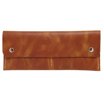 Portofel plic minimal Koson maro camel handmade din piele naturala Portofel plic minimal Koson maro camel handmade din piele naturala