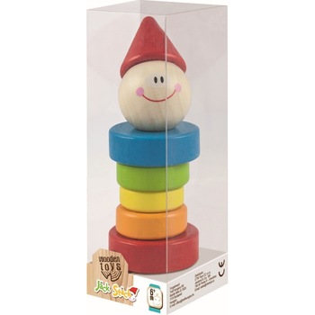 Jucarie din lemn Trefl, Clovnul Jack Stack Jucarie din lemn Trefl, Clovnul Jack Stack