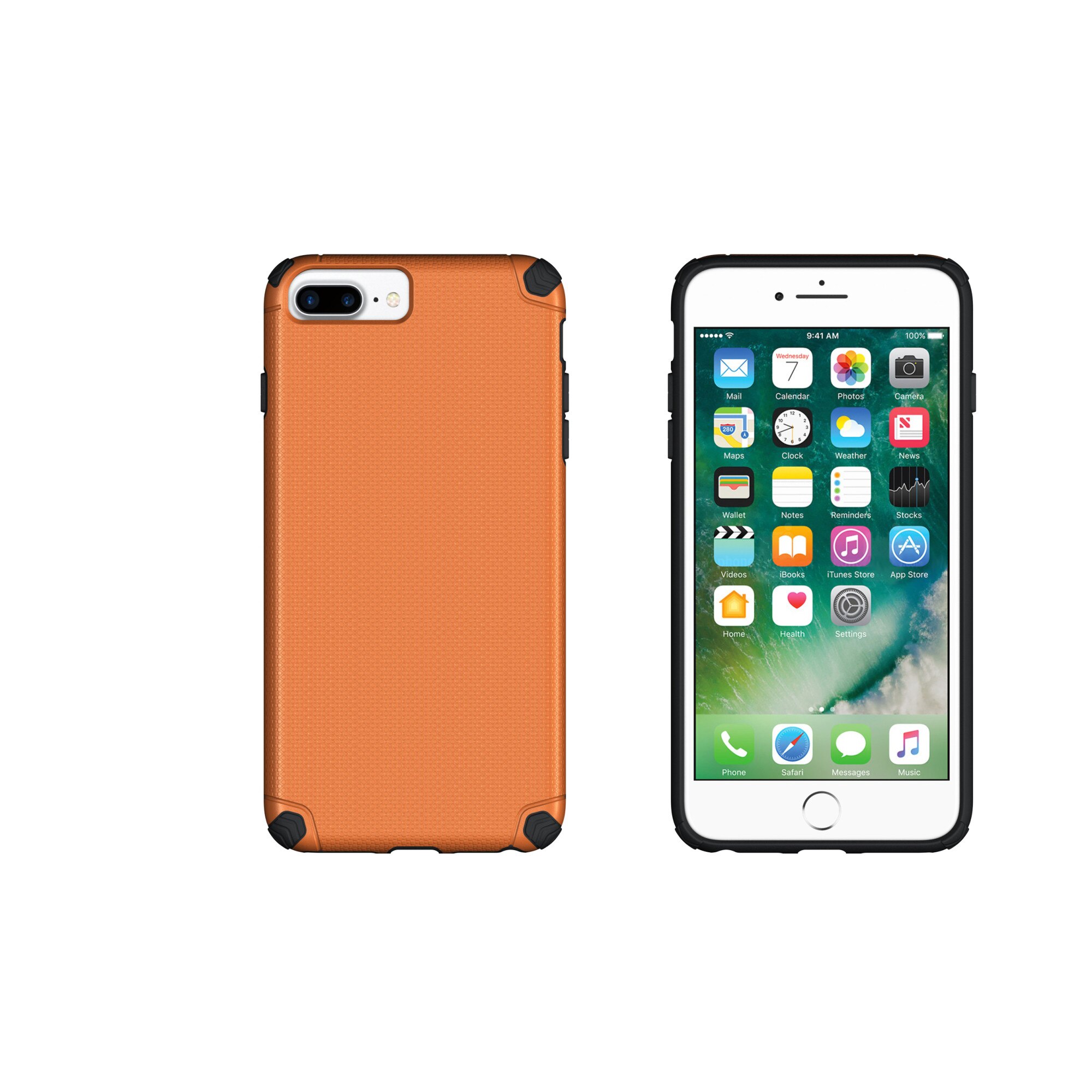 Husa protectie FASHION Slim Armor pentru iPHONE 7 PLUS, Portocaliu