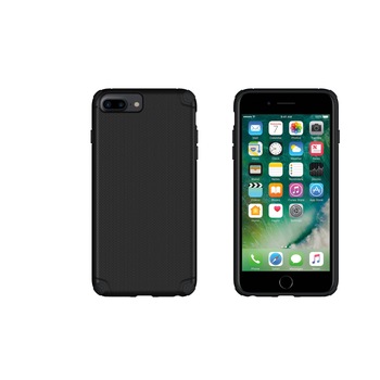Husa protectie FASHION Slim Armor pentru iPHONE 7 PLUS, Negru Husa protectie FASHION Slim Armor pentru iPHONE 7 PLUS, Negru