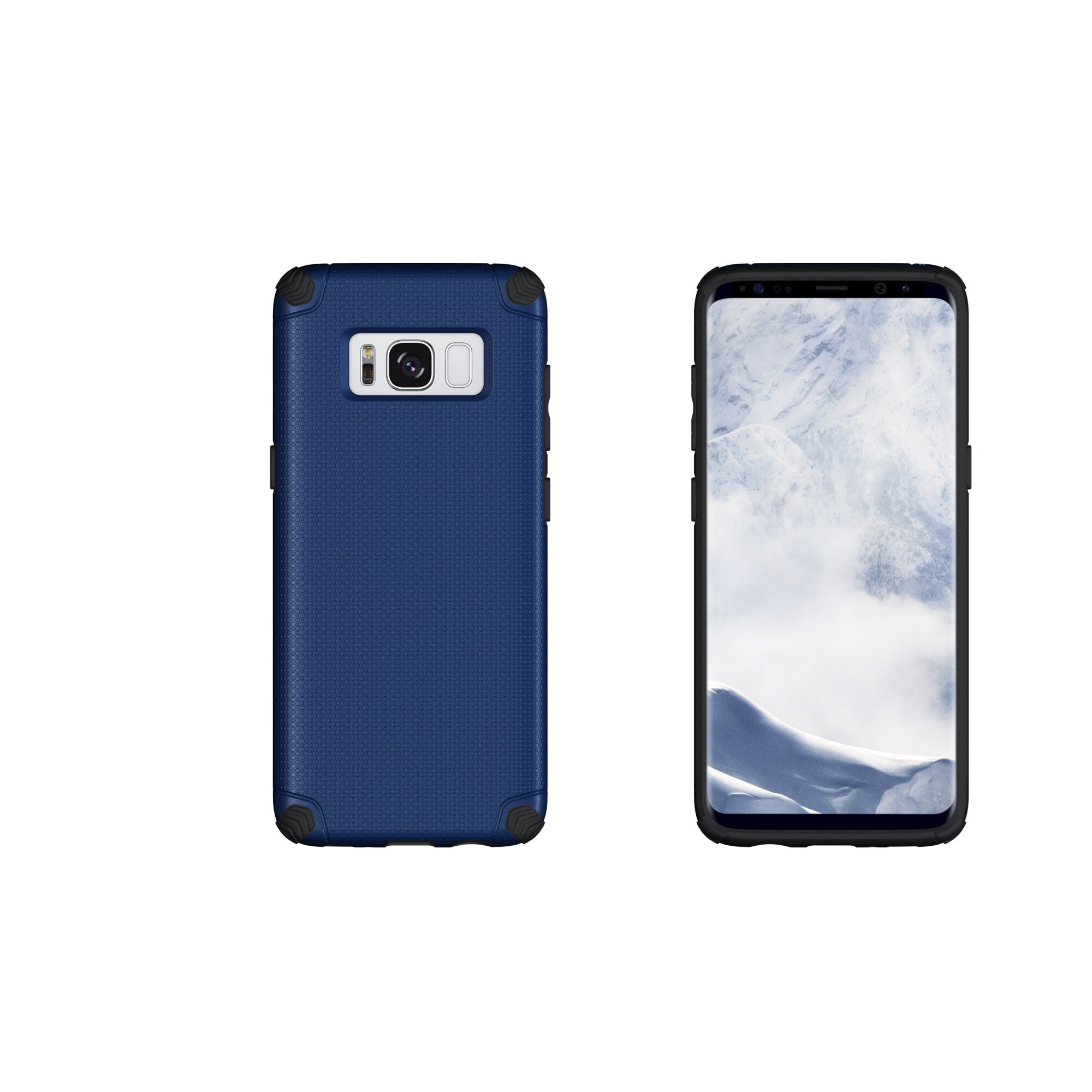 Husa protectie FASHION Slim Armor pentru Samsung Galaxy S8, Capac Spate, Albastru