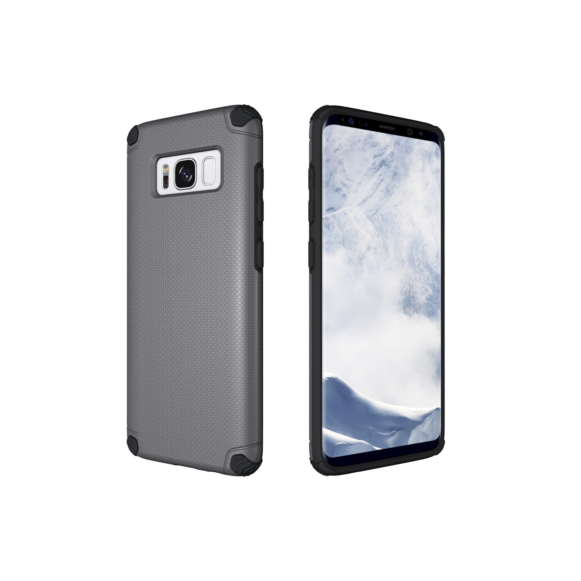Husa protectie FASHION Slim Armor pentru Samsung Galaxy S8, Capac Spate, Gri