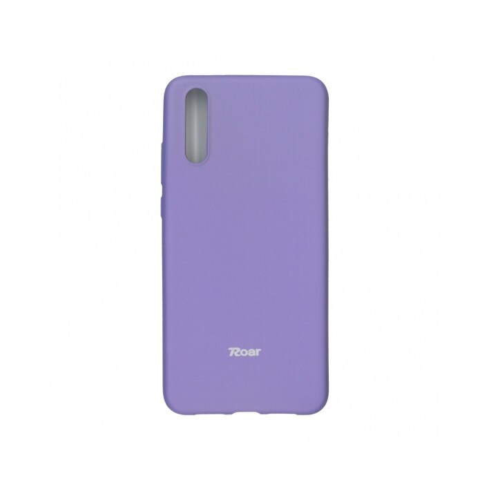 Husa din silicon mat pentru Huawei P20 , Roar All Day , mov
