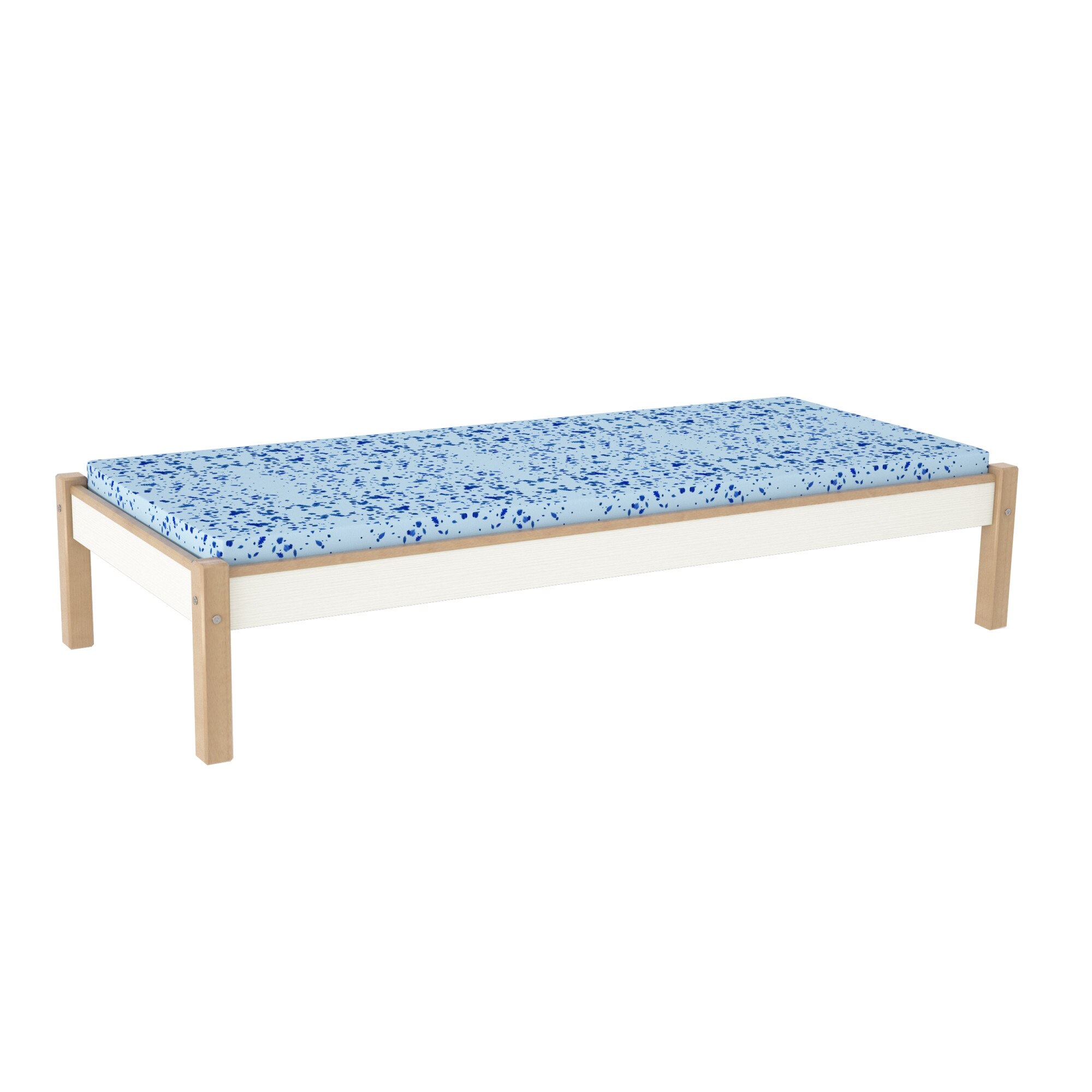 Pat 190x80 cm, Pal Melaminat-FAG lemn masiv, Mobilier GENERATION-8-1