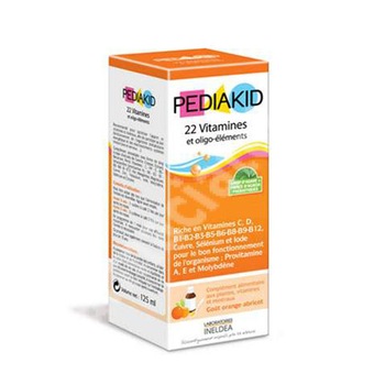 22 Vitamines & oligo-elements,PEDIAKID - sirop 125 ml 22 Vitamines & oligo-elements,PEDIAKID - sirop 125 ml