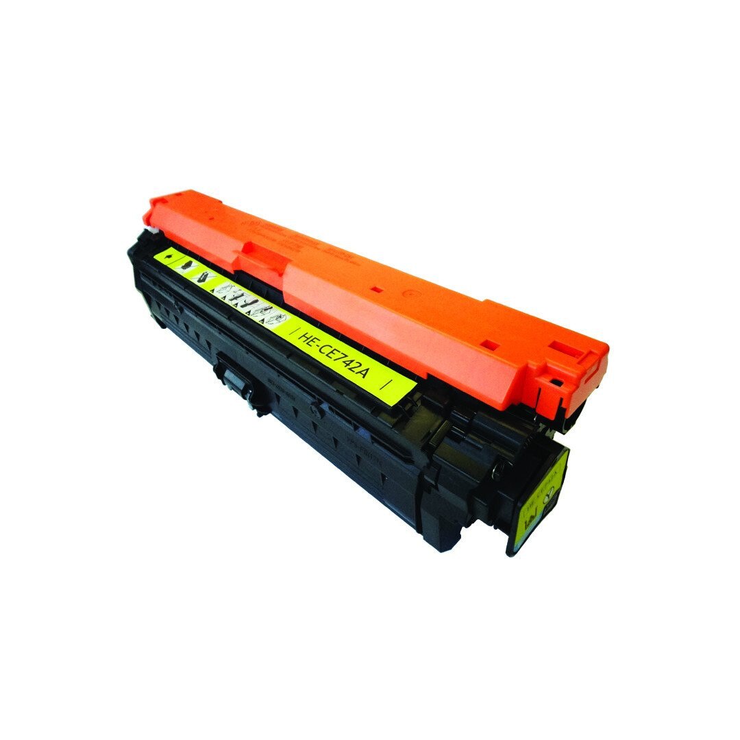 CE742A Cartus toner compatibil cu HP CE742A, galben, 7.300 pagini