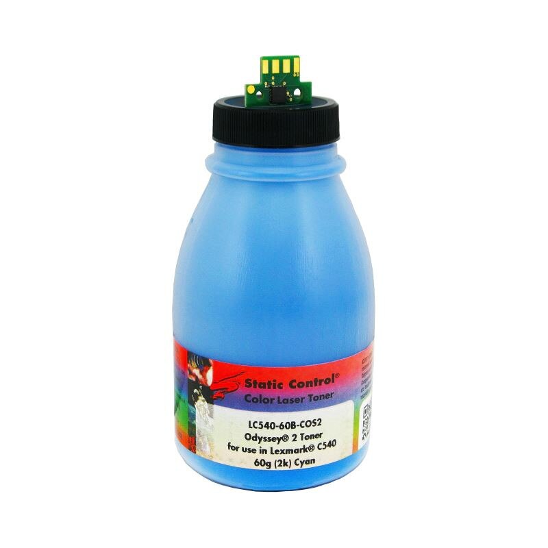 Pachet de Toner Refil + Chip pentru Lexmark C540 C544 X543 X546 Premium Static SUA 60 Grame Cyan