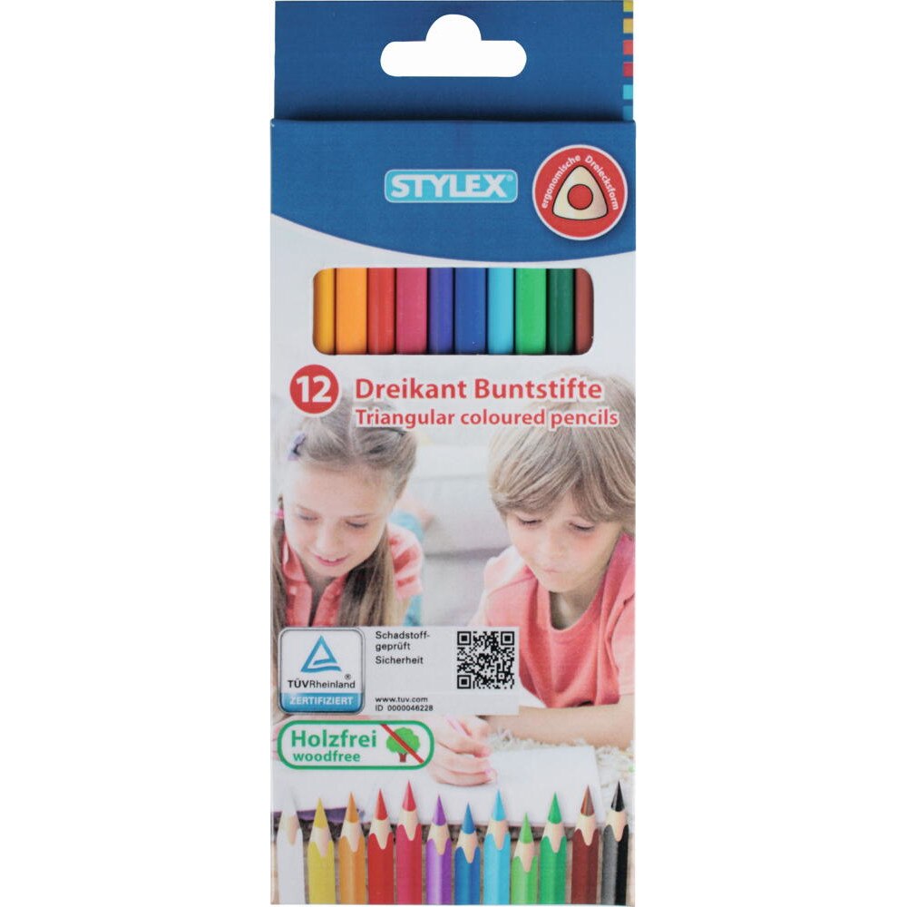 Creioane colorate Stylex 12 culori