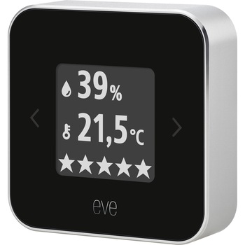 Senzor smart Eve Room, Silver/Black Senzor smart Eve Room, Silver/Black