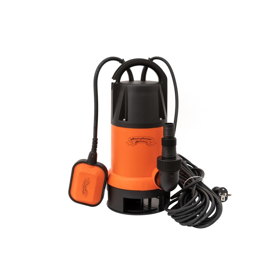 Pompa submersibila de apa murdara cu flotor Micul Fermier 750 W, 1mc/h, refulare 1 tol, adancime 8 m