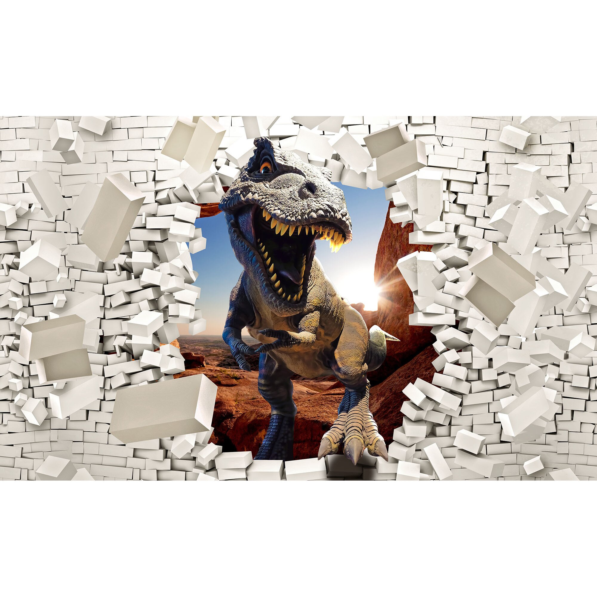 Fototapet DEGRETS 83966 T-Rex 1 3D 184x254cm