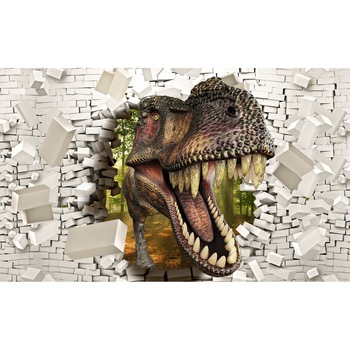 Fototapet DEGRETS 83981 T-Rex 2 3D 254x368cm Fototapet DEGRETS 83981 T-Rex 2 3D 254x368cm