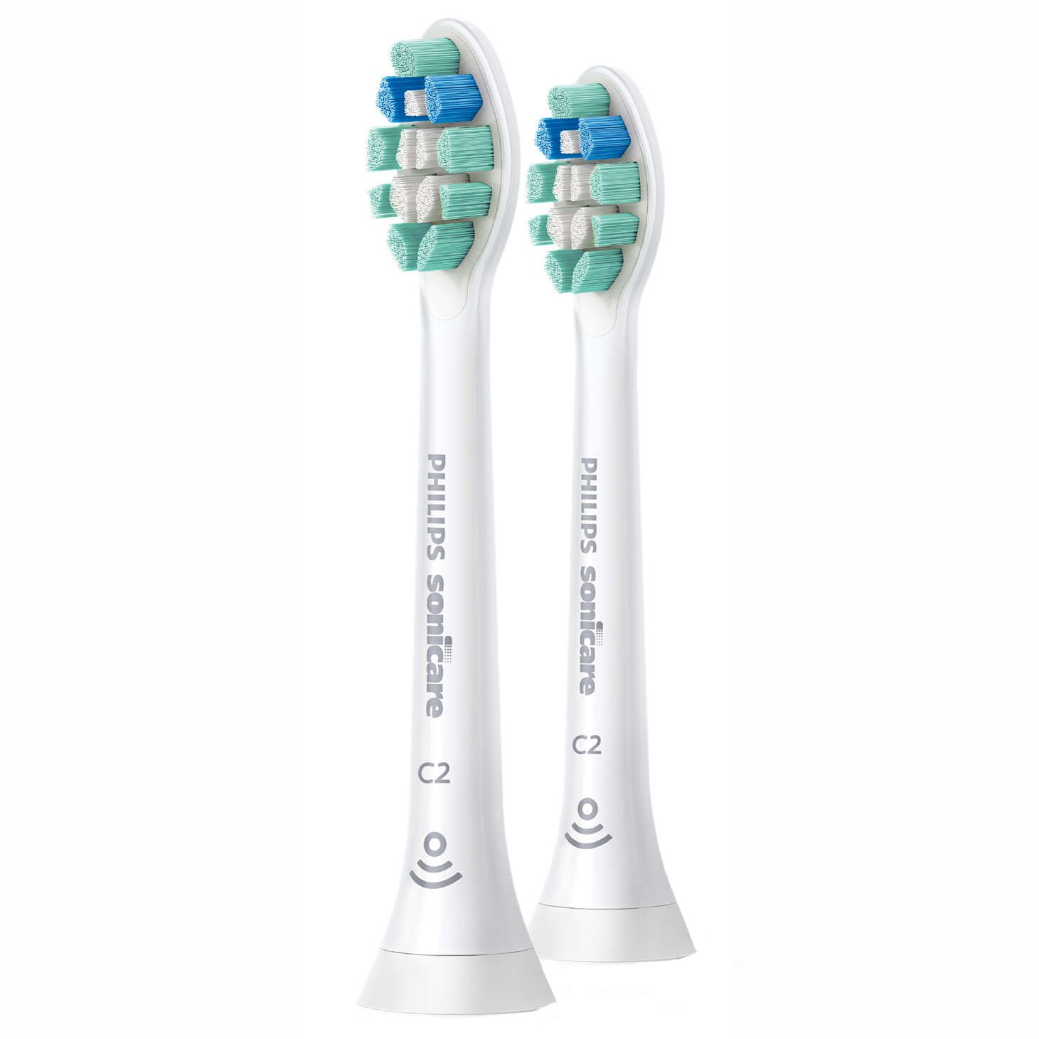 Rezerve periuta de dinti electrica Philips Sonicare C2 Optimal Plaque Defence HX9022/10, 2 buc, standard, Alb