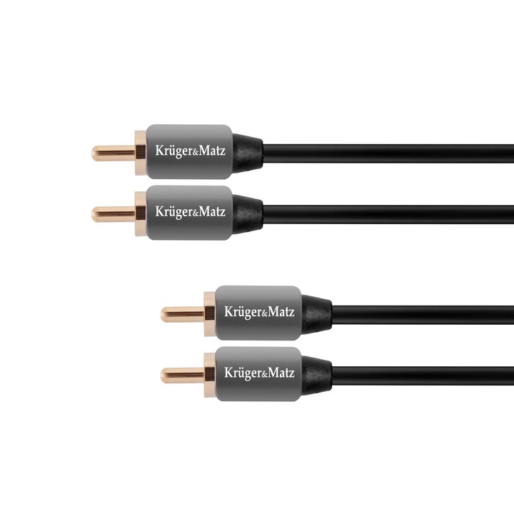 Кабел 2 x RCA - 2 x RCA 1.8 m Krüger&Matz