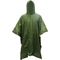 Pelerina Ploaie Highlander Olive PVC Poncho, Verde, marime universala