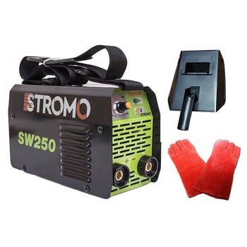 Aparat Sudura STROMO 250A + Palmari Piele CADOU+ Accesorii, Electrod 1.6-5mm, Invertor Model 2019 Aparat Sudura STROMO 250A + Palmari Piele CADOU+ Accesorii, Electrod 1.6-5mm, Invertor Model 2019