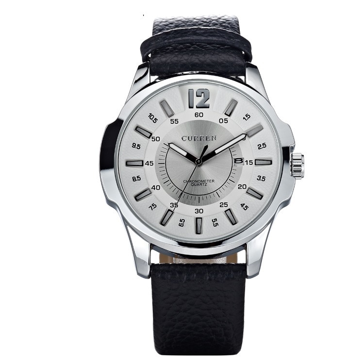 Ceas barbatesc Curren 8123 - JW483 argintiu