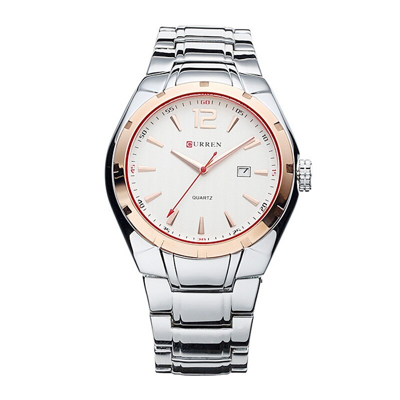 Ceas barbatesc Curren 8103 - JW841, Auriu, Alb