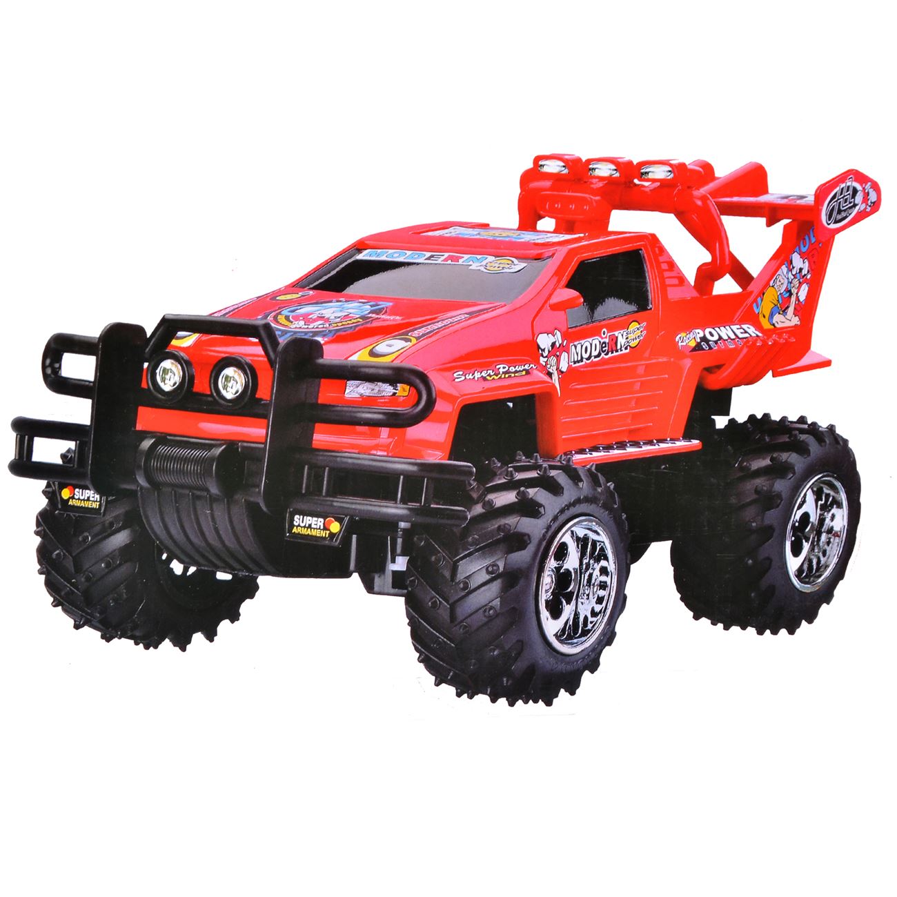 Masina cu telecomanda Off Road 29 cm , pentru copii , Rosu cu Negru , ATS