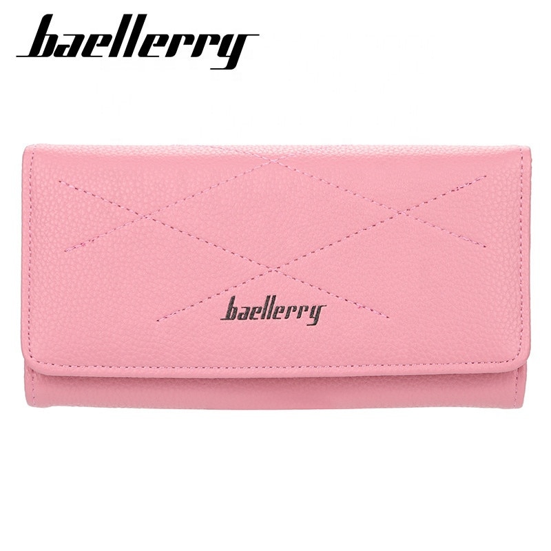 Portofel dama Baellerry , BTG-054ZX-293 Roz , Piele