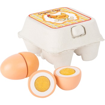 Set 4 oua cu arici, lemn Set 4 oua cu arici, lemn