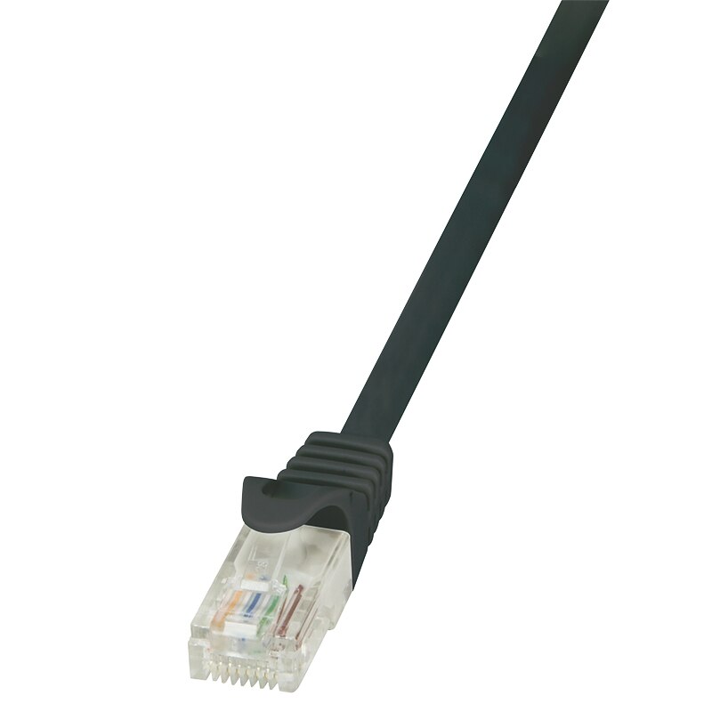 Cablu patchcord gembird, logilink, CAT6 U/UTP EconLine 1,50m negru
