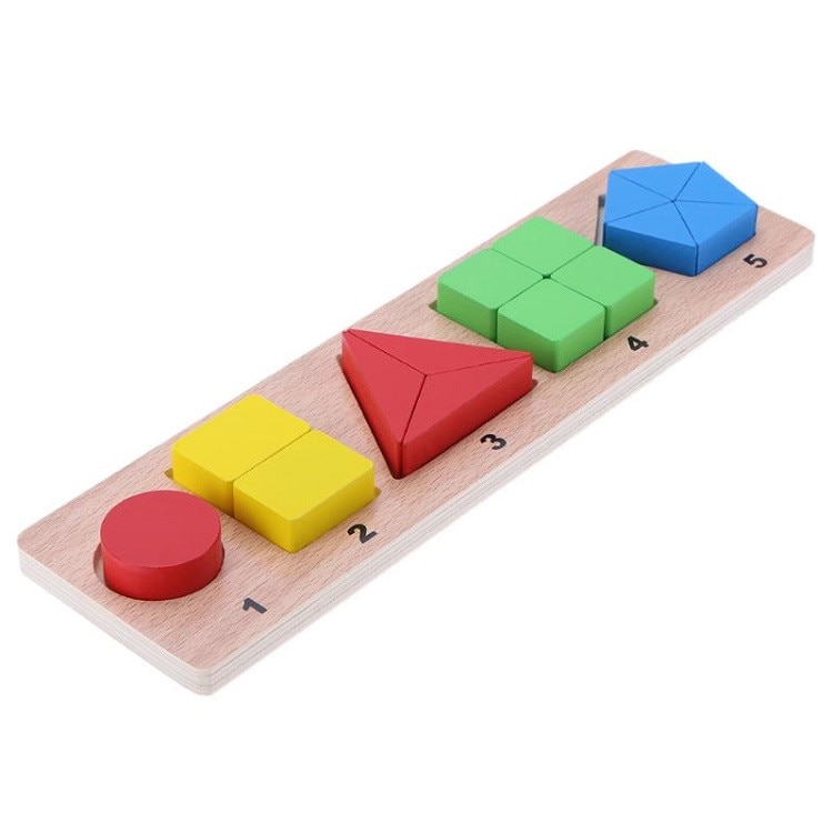 Puzzle 3D Forme geometrice 2 in 1