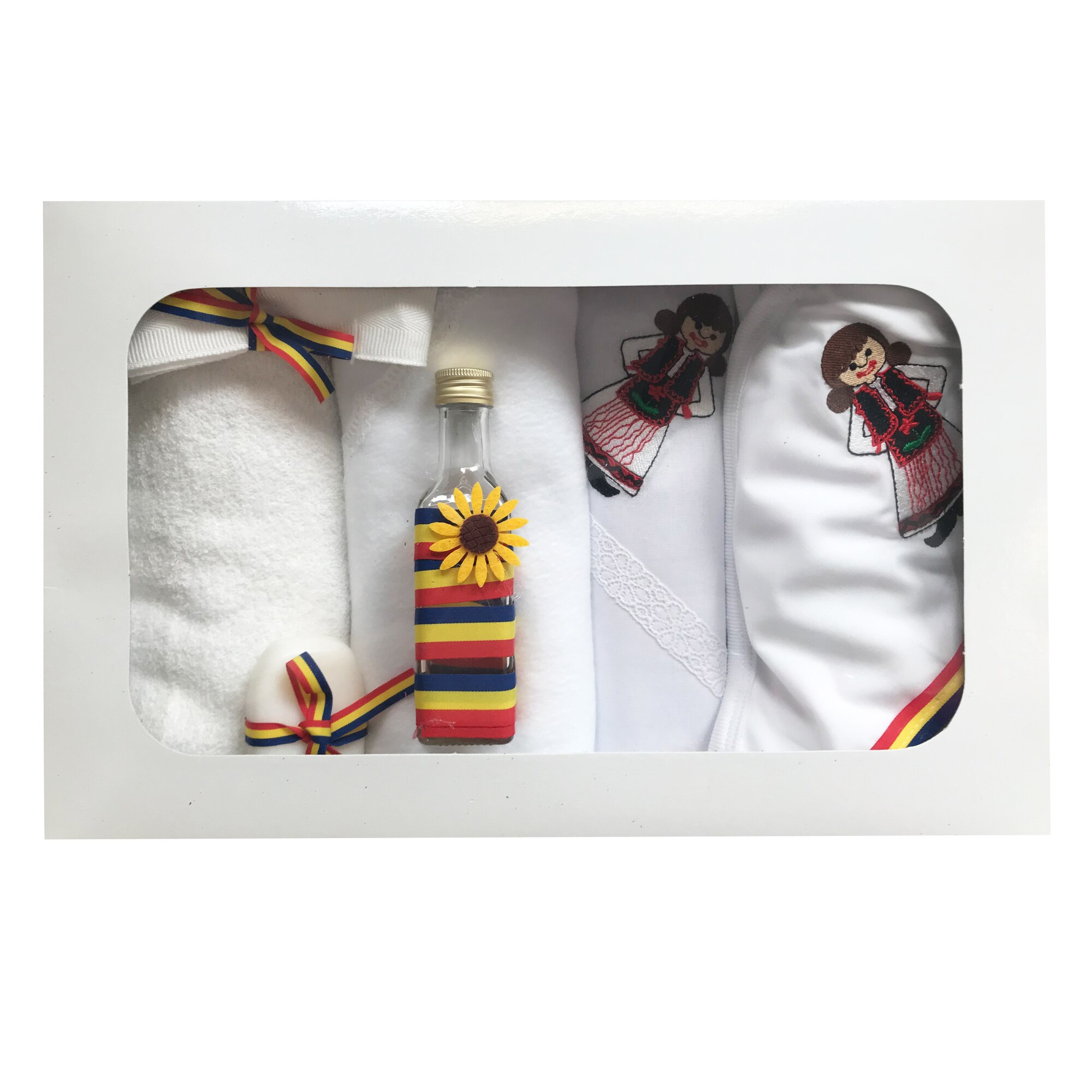 Trusou pentru botez, 7 piese, motive traditionale, dae1239