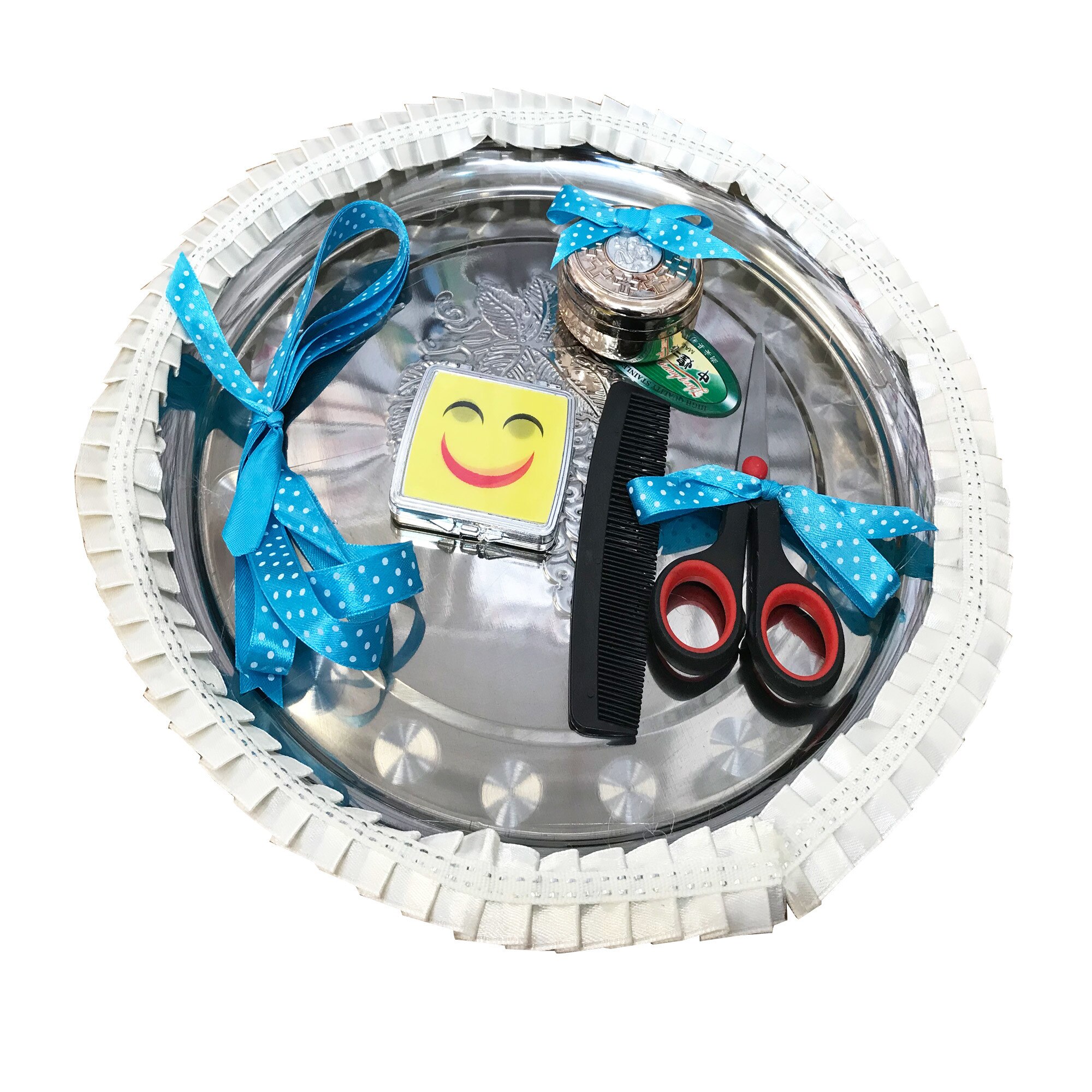 Tava mot, 4 piese, 30 cm, turcoaz, dae1247