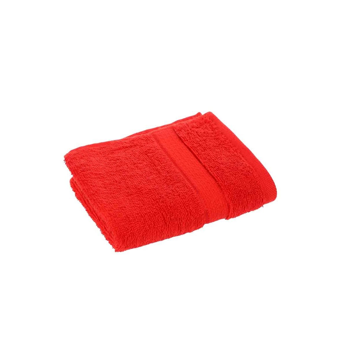 Prosop servetel din bumbac pentru fata, 30x50 cm, PRESTIJ ROSU, Ozdilek