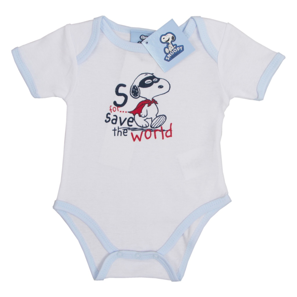 Body bebelusi Snoopy bleu