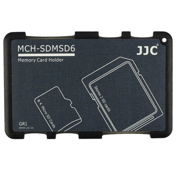 Carcasa pentru cardurile de memorie MicroSD/SDHC/SD, JJC, 98 x 55 x 4 mm Carcasa pentru cardurile de memorie MicroSD/SDHC/SD, JJC, 98 x 55 x 4 mm