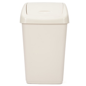 Cos de gunoi Heinner Care, cu capac batant, 25 L, Kara, Bej Cos de gunoi Heinner Care, cu capac batant, 25 L, Kara, Bej