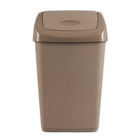 Cos de gunoi Heinner Care, cu capac batant, 50L, Kara, Maro