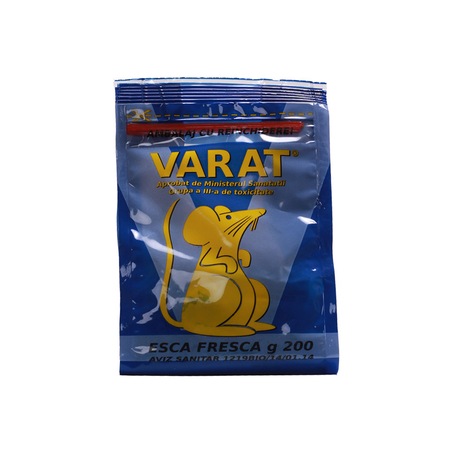 Otrava Raticid Pentru Soareci Si Sobolani Varat Pasta 200 G Emag Ro