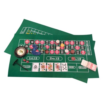 Set Casino Deluxe 4in1 cu ruleta, blackjack, poker si joc de zaruri Set Casino Deluxe 4in1 cu ruleta, blackjack, poker si joc de zaruri