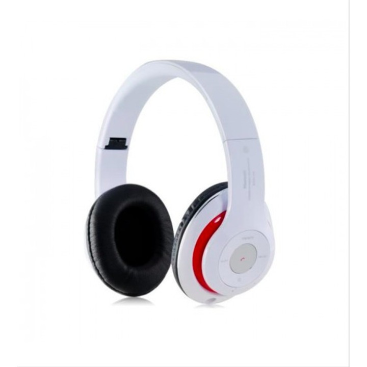 Selling Depot STN16 Bluetooth / vezeték nélküli sztereó fejhallgató, TF / Micro SD mikrofonnal és rádiókártyával, erőteljes basszus, fehér
