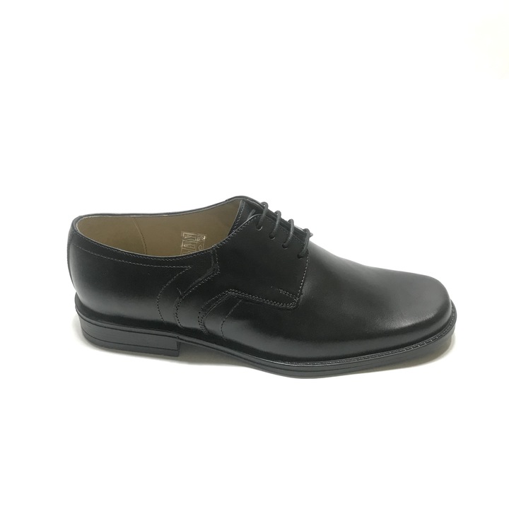 Елегантни мъжки обувки 08N, черни, естествена кожа