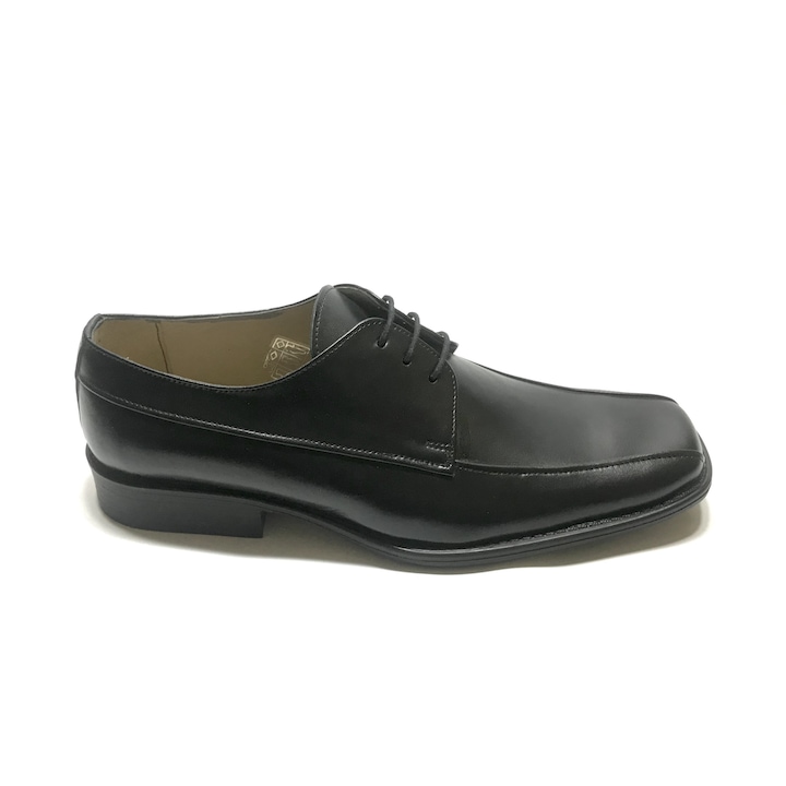 Елегантни мъжки обувки 700, черни, естествена кожа