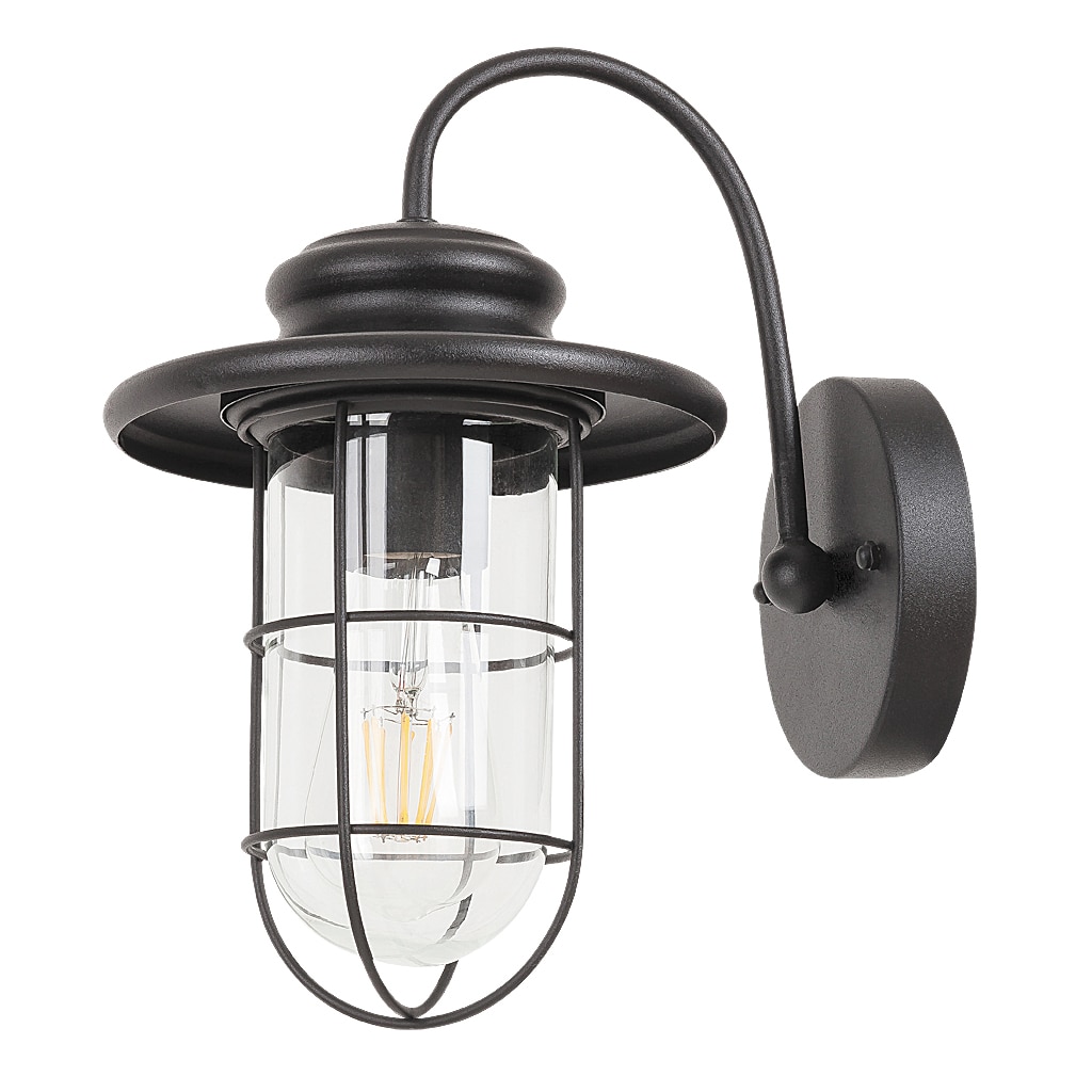 Aplica exterior Rabalux Pavia, E27, 60W, IP44, Negru