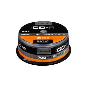Set Cdr 700mb Printable (25buc), Intenso Set Cdr 700mb Printable (25buc), Intenso