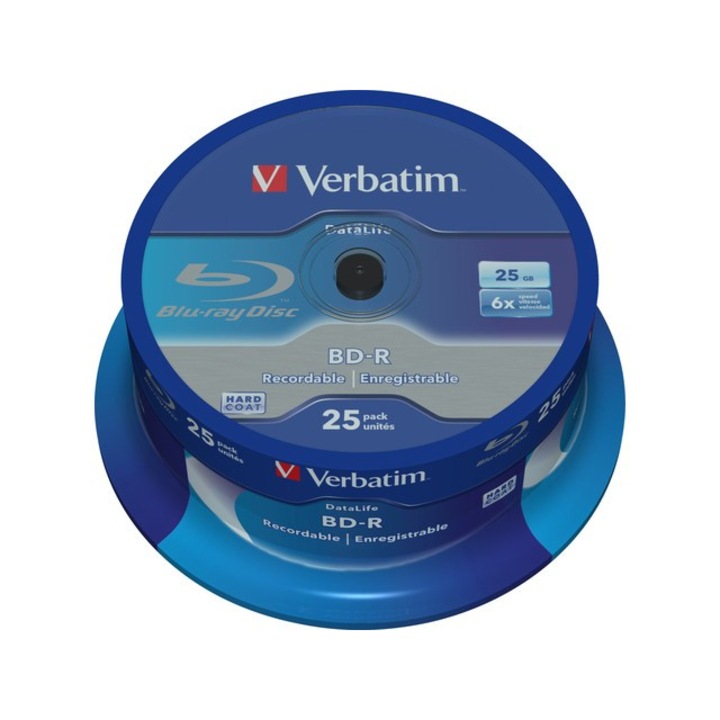 CD-R, Verbatim, 25GB, X6