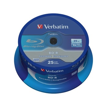 CD-R, Verbatim, 25GB, X6 CD-R, Verbatim, 25GB, X6